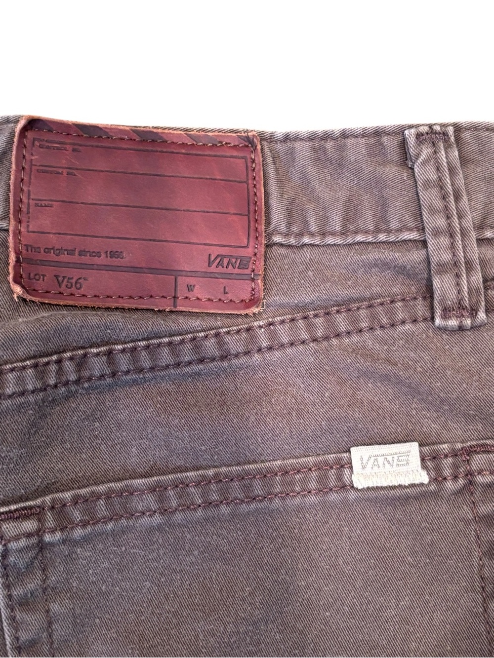 Vans Men's Brown Denim Shorts - Picture 2 of 2